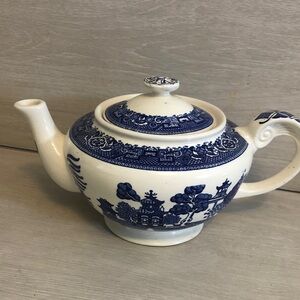 Blue Willow Vintage Japanese Teapot
